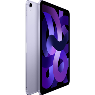 Apple iPad Air 2022, Wi-Fi + Cellular, 256 GB, lilla - Tahvelarvuti
