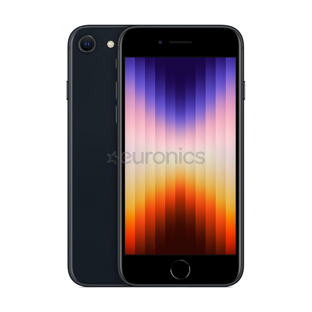 Apple iPhone SE 2022, 128 GB, midnight - Smartphone