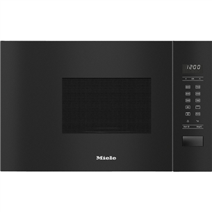 Miele, 17 L, 800 W, must - Integreeritav mikrolaineahi grilliga