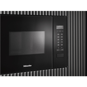 Miele, 17 L, 800 W, must - Integreeritav mikrolaineahi grilliga