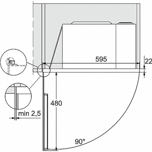 Miele, 17 L, 800 W, must - Integreeritav mikrolaineahi grilliga