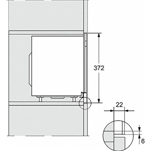 Miele, 17 L, 800 W, must - Integreeritav mikrolaineahi grilliga