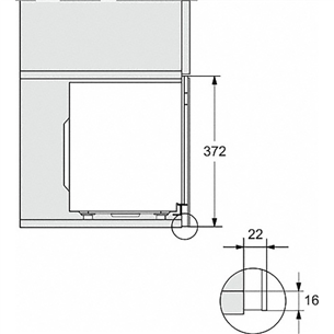 Miele, 17 L, 800 W, valge - Integreeritav mikrolaineahi grilliga