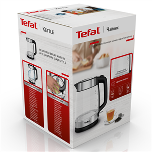 Tefal, 1,7 л - Стеклянный чайник