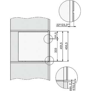 Miele CVA 7440, valge - Integreeritav Espressomasin