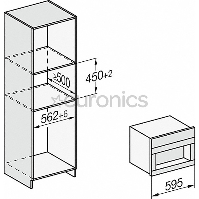 Miele CVA 7440, valge - Integreeritav Espressomasin