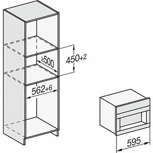 Miele CVA 7440, roostevaba teras - Integreeritav Espressomasin