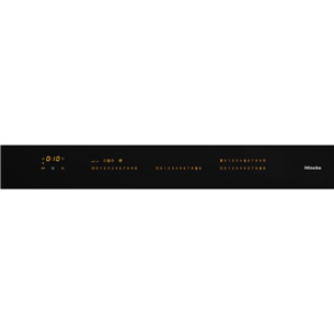 Miele, ширина 80,6 см, стальная рама, черный - Интегрируемая индукционная варочная панель