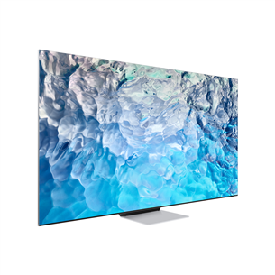 Samsung QN900B, 75'', 8K, Neo QLED, central stand, silver/black - TV