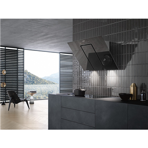 Miele, 610 m³/h, width 89 cm, grey - Cooker Hood