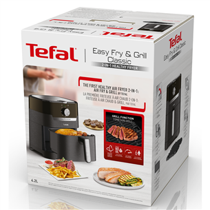 Tefal Easy Fry & Grill, 1550 W, must - Kuumaõhufritüür