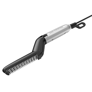 GA.MA Barber Style, 165 °C, black/silver - Beard straightener