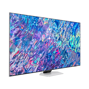 Samsung QN85B, 85'', 4K UHD, Neo QLED, central stand, silver - TV
