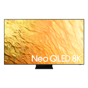 Samsung QN800B Neo QLED 8K Smart TV, 65'', jalg keskel, hõbe/must - Teler QE65QN800BTXXH