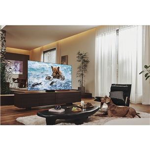 Samsung QN700B Neo QLED 8K Smart TV, 75'', jalg keskel, hõbe/must - Teler