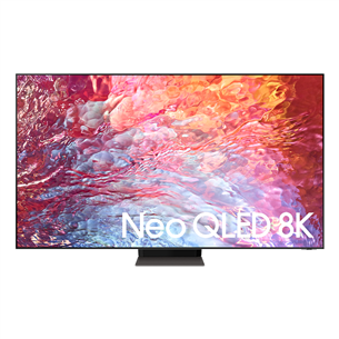 Samsung QN700B Neo QLED 8K Smart TV, 65'', jalg keskel, hõbe/must - Teler