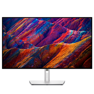 Dell UltraSharp U3223QE, 32'', 4K UHD, LED IPS, USB-C, hõbedane - Monitor