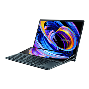 Asus ZenBook Duo 14" UX482, FHD, i5, 16 GB, 512 GB, MX450, W11H, ENG, puutetundlik, sinine - Sülearvuti