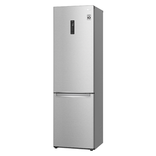 LG, NatureFRESH, external display, 384 L, height 203 cm, silver - Refrigerator