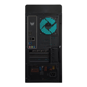 Acer Predator Orion 3000, i7, 16GB, 1TB, RTX3060, W11H, must - Lauaarvuti