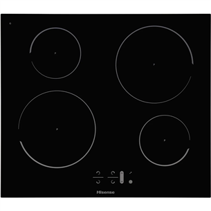 Hisense, laius 59,5 cm, raamita, must - Integreeritav Induktsioonpliidiplaat