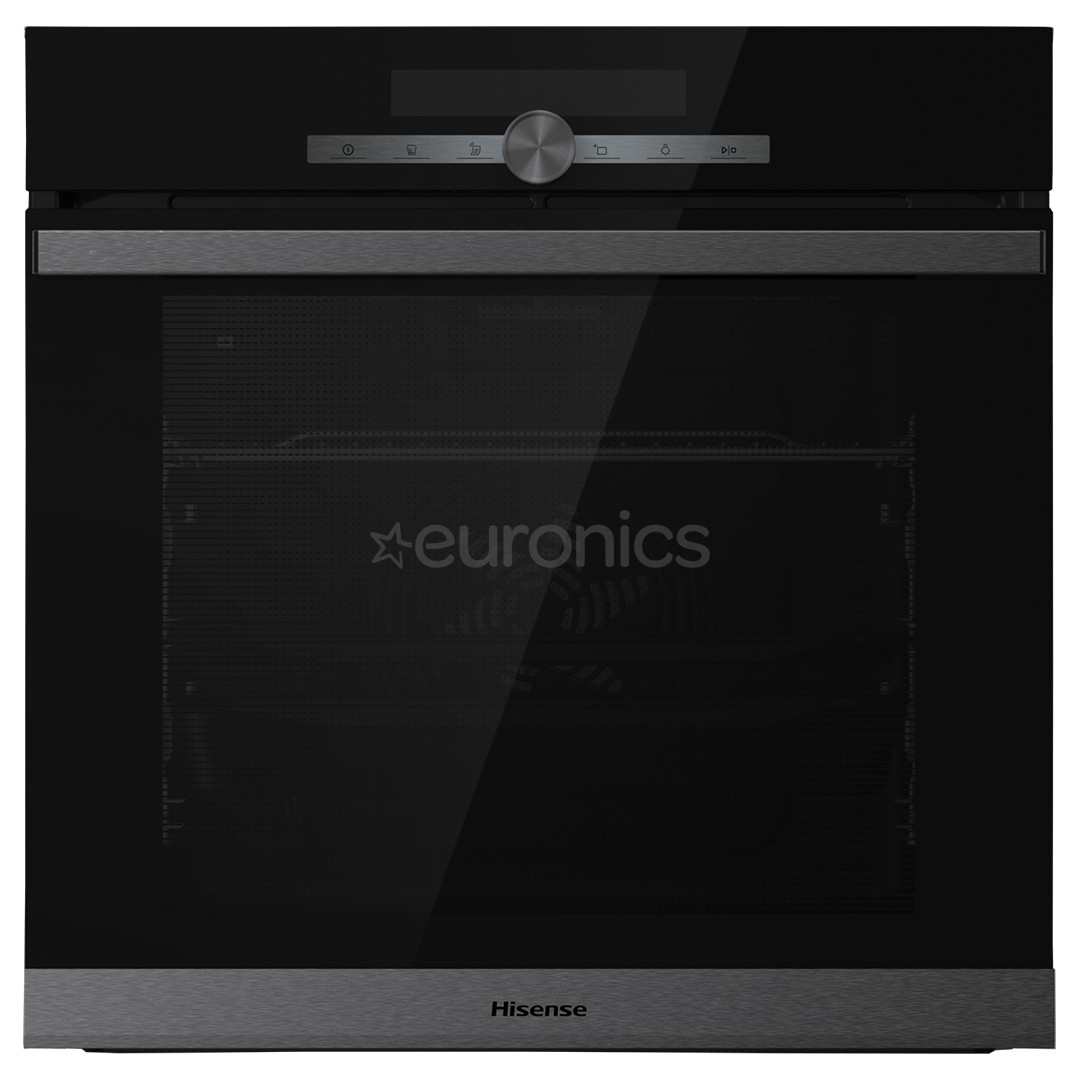 Hisense, pyrolytic cleaning, 77 L, black - Built-in Oven