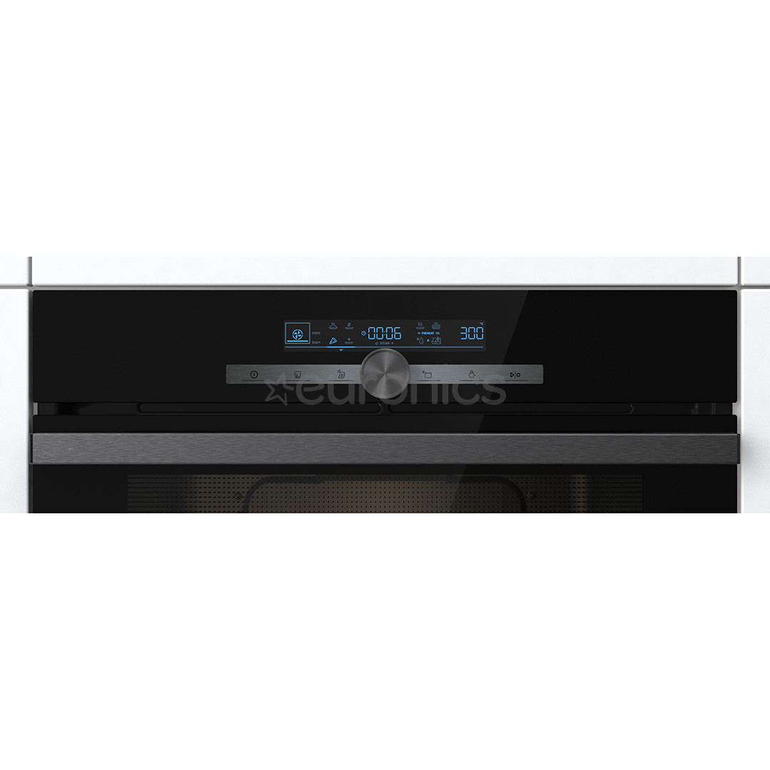 Hisense, pyrolytic cleaning, 77 L, black - Built-in Oven