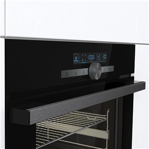 Hisense, pyrolytic cleaning, 77 L, black - Built-in Oven