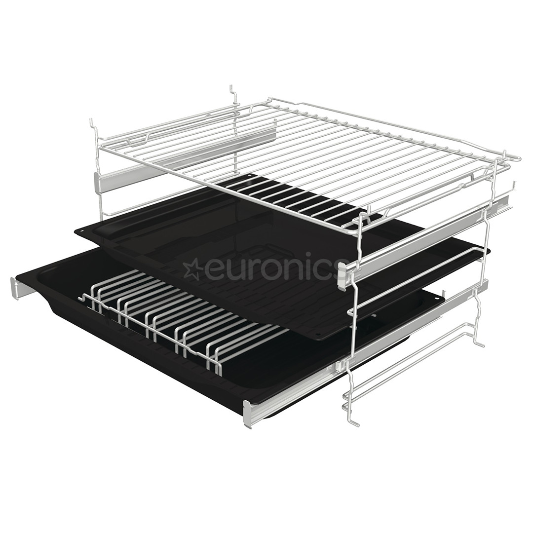 Hisense, pyrolytic cleaning, 77 L, black - Built-in Oven