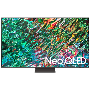 Samsung Neo QLED 4K UHD 2022, 65'', central stand, graphite - TV QE65QN91BATXXH