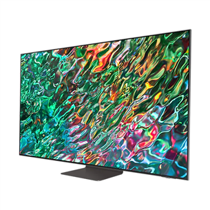 Samsung QN91B, 65'', 4K UHD, Neo QLED, jalg keskel, must - Teler