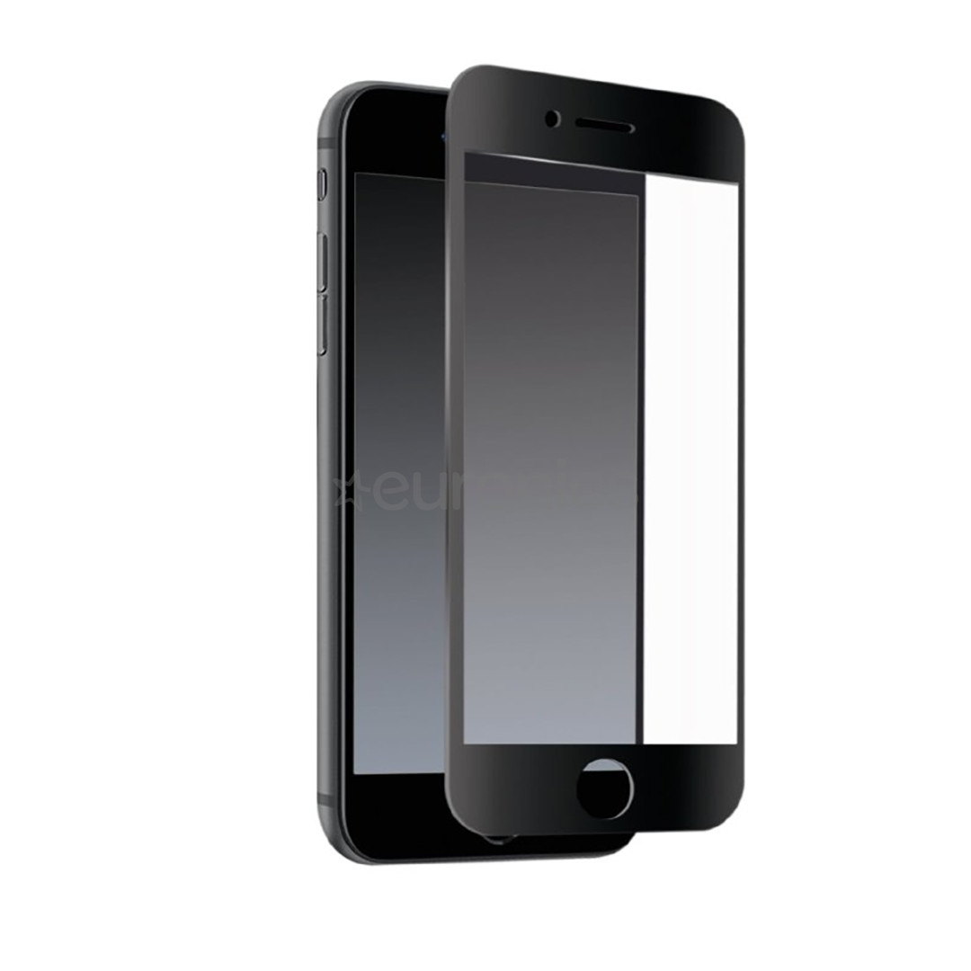 SBS Full Cover Glass, iPhone SE 2022/2020, must - Ekraanikaitseklaas