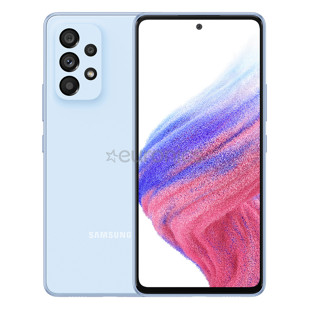 Samsung Galaxy A53 5G, 128 GB, helesinine - Nutitelefon