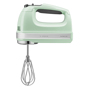 KitchenAid, 85 W, 9 kiirust, roheline - Käsimikser