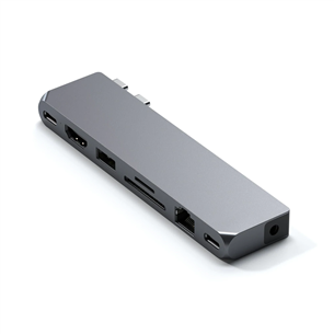 Satechi Pro Hub Max, серый - Хаб USB-C ST-UCPHMXM