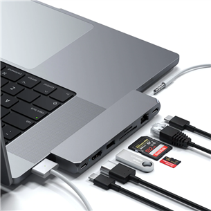 Satechi Pro Hub Max, hall - USB-C jagaja