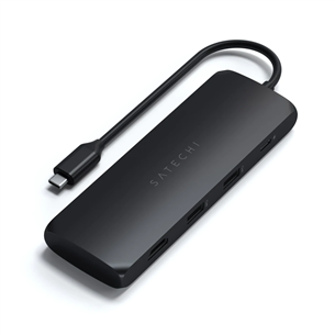 Satechi USB-C Hybrid Multiport Adapter, black - USB hub