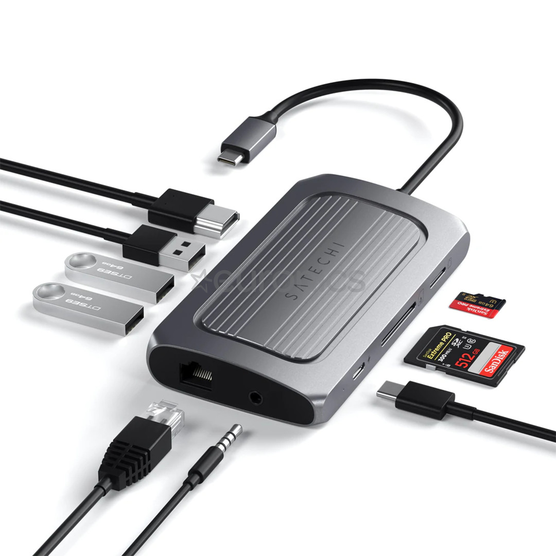 USB4 Multiport Adapter, hall - USB jagaja