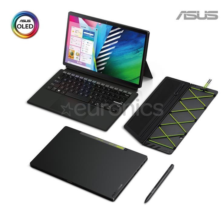 Asus Vivobook 13 Slate OLED, 13,3'', FHD, N6000, 8 GB, 256 GB, W11H, ENG, puutetundlik, must - Sülearvuti
