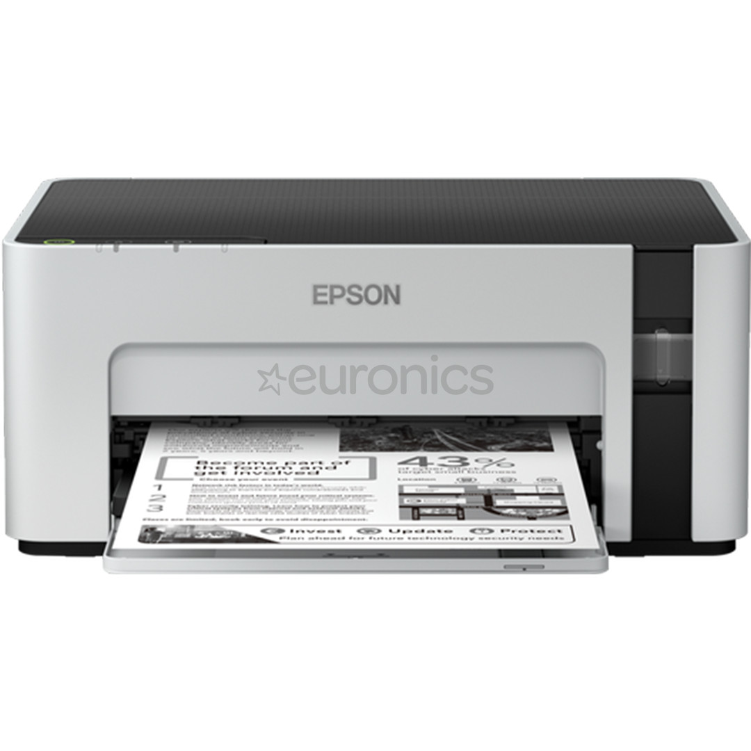Epson EcoTank M1100, белый - Струйный принтер