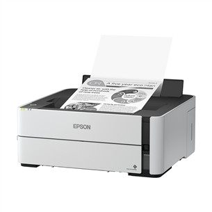 Epson EcoTank M1180 Mono, WiFi, LAN, dupleks, valge - Tindiprinter