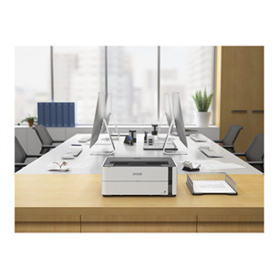 Epson EcoTank M1180 Mono, WiFi, LAN, dupleks, valge - Tindiprinter