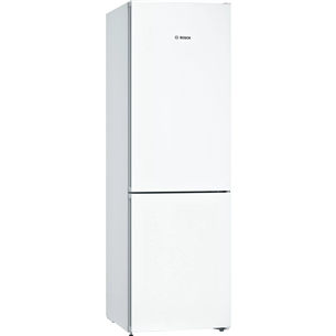 Bosch, NoFrost, 326 L, kõrgus 186 cm, valge - Külmik KGN36VWED