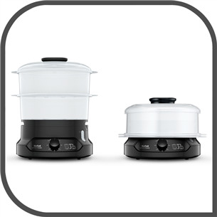 Tefal Minicompact, 800 Вт, черный - Пароварка