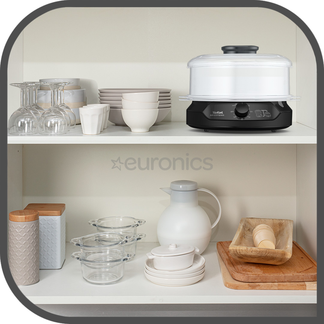 Tefal Minicompact, 800 Вт, черный - Пароварка