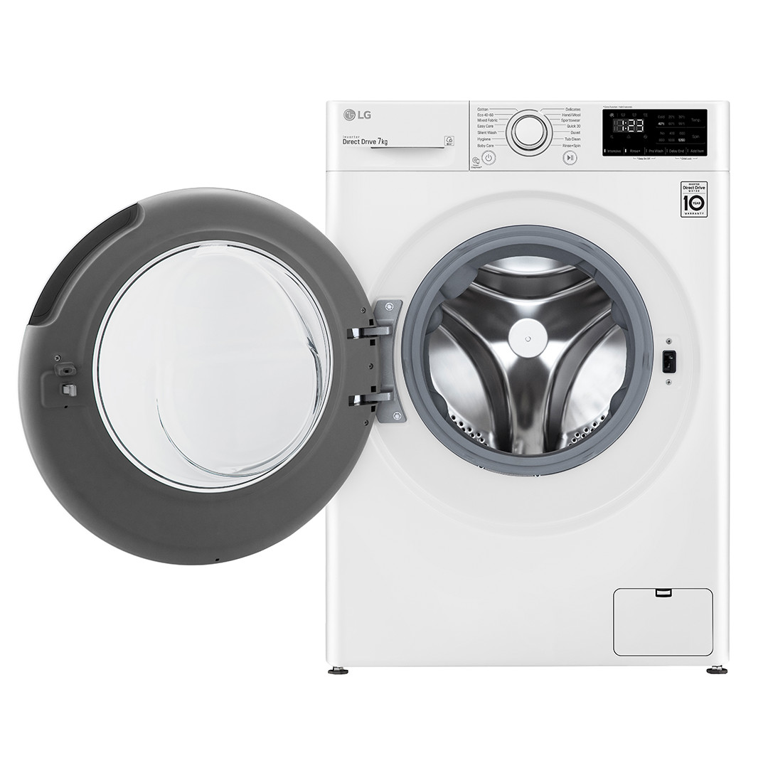 LG, 7 kg, sügavus 47,5 cm, 1200 p/min - Eestlaetav pesumasin