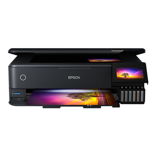 Epson EcoTank L8180, A3+, WiFi, LAN, SD, black - Multifunctional Color Inkjet Printer