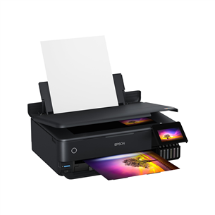 Epson EcoTank L8180, A3+, WiFi, LAN, SD, must - Multifunktsionaalne värvi-tindiprinter