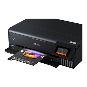 Epson EcoTank L8180, A3+, WiFi, LAN, SD, must - Multifunktsionaalne värvi-tindiprinter