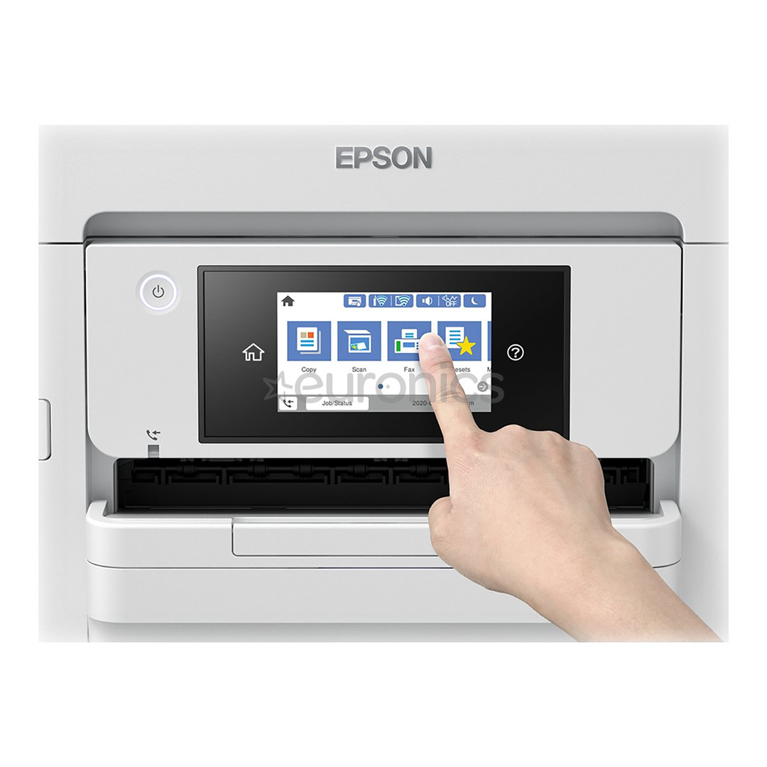 Epson WorkForce Pro WF-C4810DTW,  WiFi, LAN, дуплекс, белый - Многофункциональный цветной струйный принтер